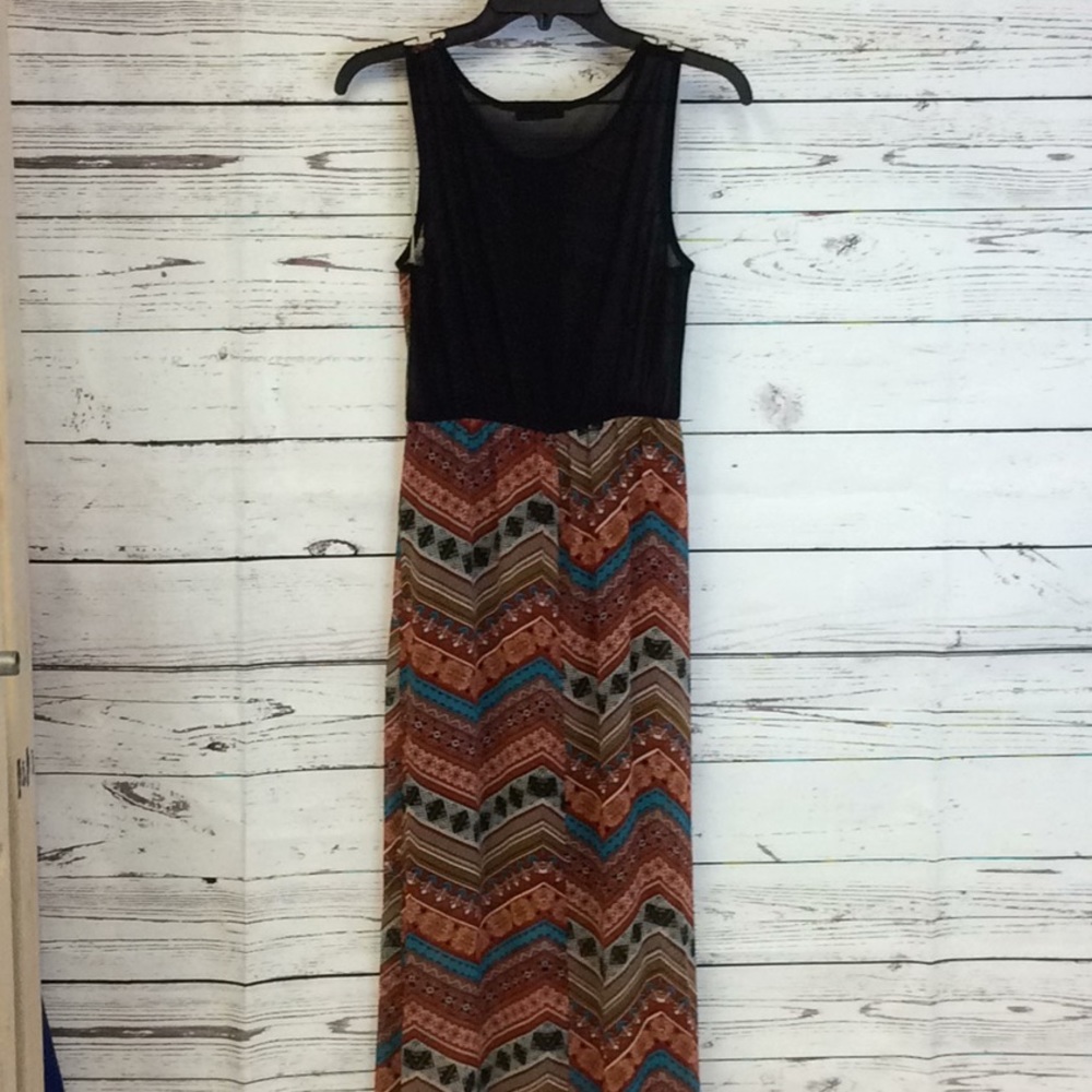 Jella Couture tribal boho print sleeveless maxi - Picture 5 of 5